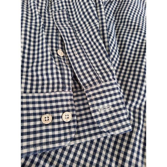 Timberland mens green check button front casual dress shirt with collar size M - Picture 4 of 13